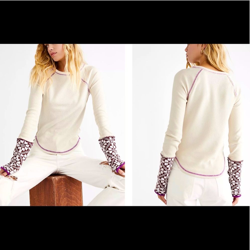 Free People She’s Reversible Cuff Top - Picture 1 of 9